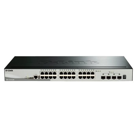 D-LINK 24-Port Gigabit Stackable SmartPro Switch w/ 4x 10GbE SFP+ Ports DGS-1510-28X